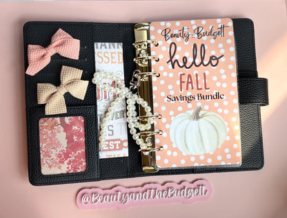 Hello Fall Savings Bundle | Cash Stuffing, Budget Binder Challenges (PDF Download)